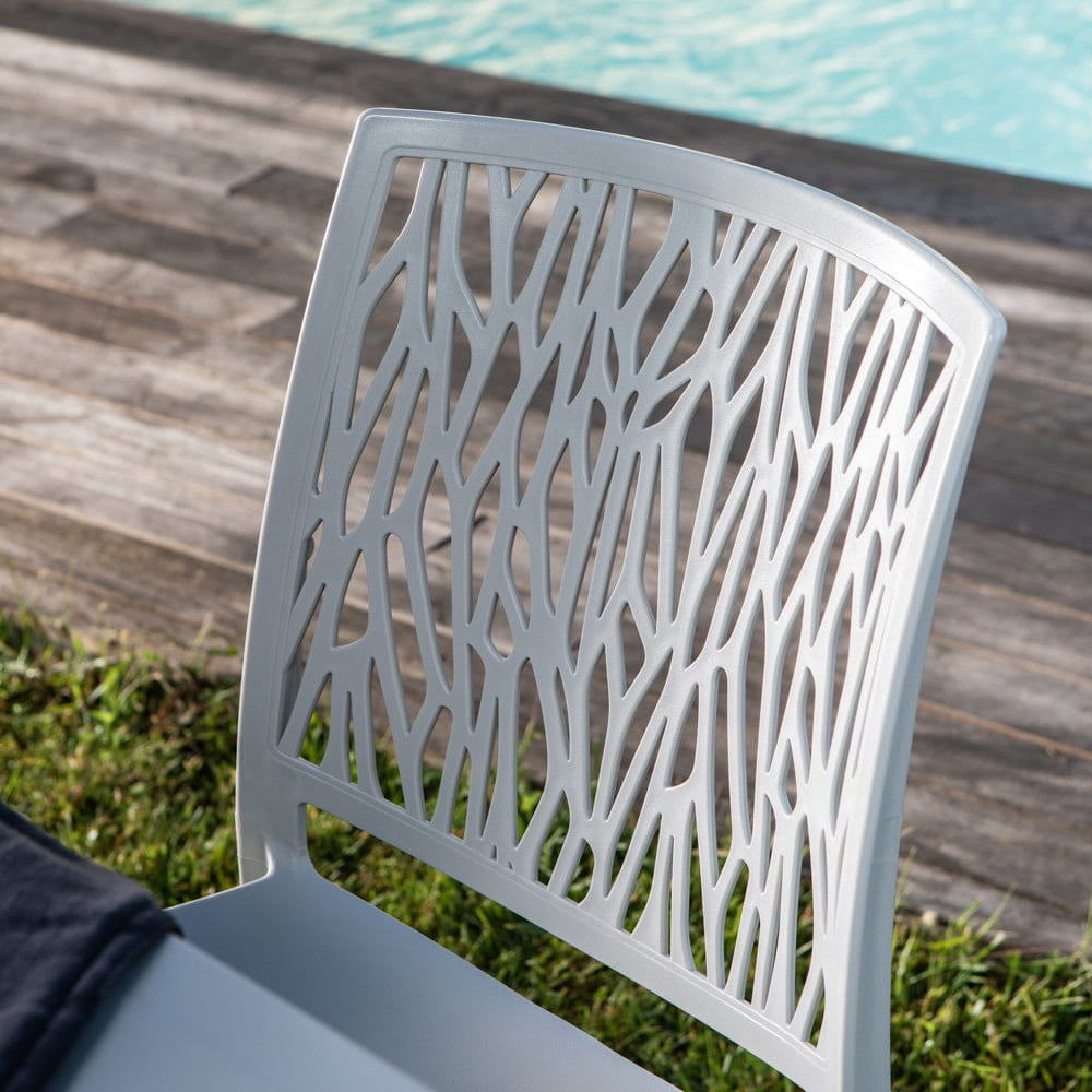 LISA - Scaune stivuibile monobloc din polipropilenă design elegant