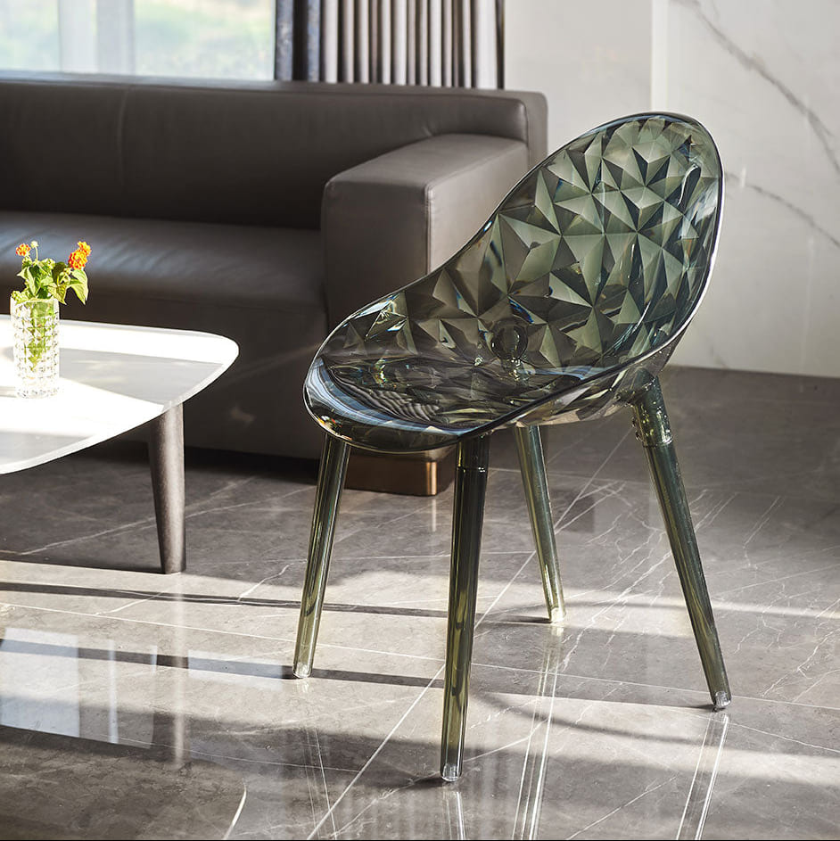 DIAMANTE - Scaune din policarbonat transparente cu design elegant