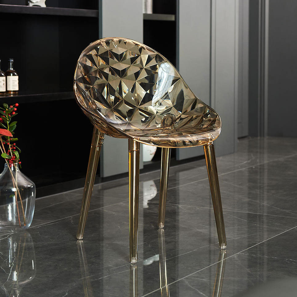 DIAMANTE - Scaune din policarbonat transparente cu design elegant