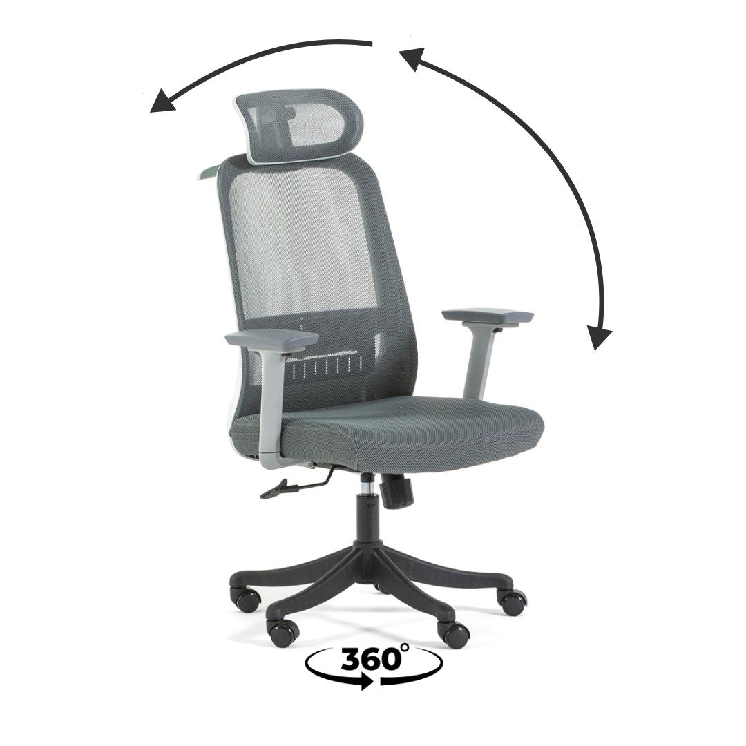 Scaun birou ergonomic reglabil cu suport lombar