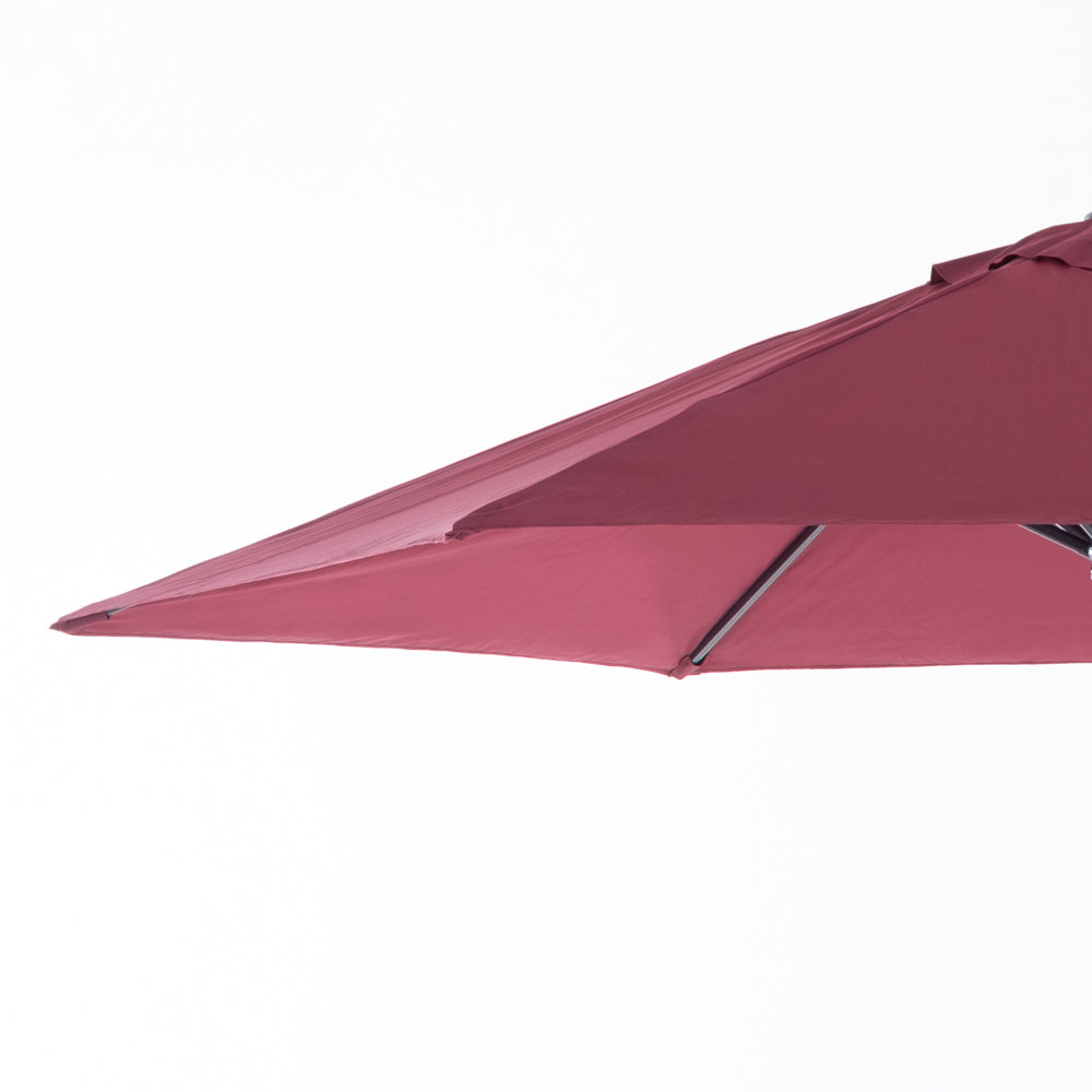 LEVANTE - Umbrela hexagonală 270 cm pentru grădină cu structură din aluminiu