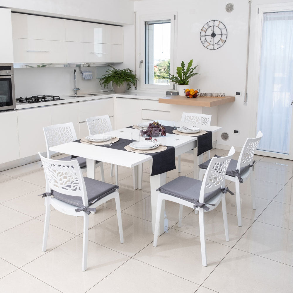 Set perne pătrate 40x40 cm cu funde și husă cu fermoar