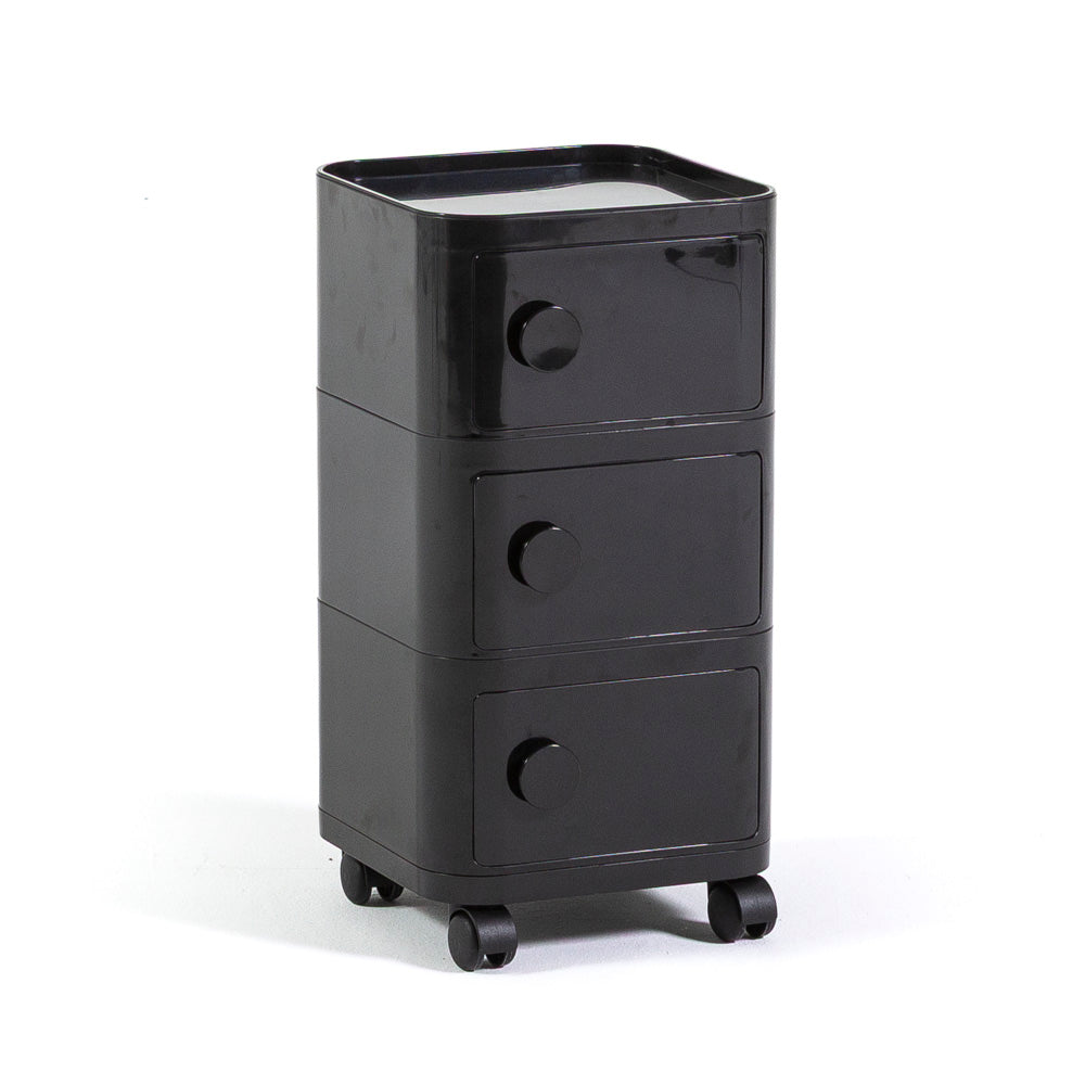 Eden – Mobilier depozitare din ABS, cu 4 compartimente magnetice și roți. Modern, practic și ideal pentru organizare în orice spațiu interior.
