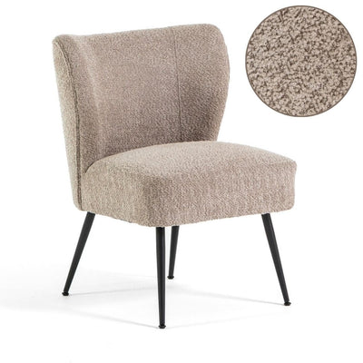 IRENE - Fotoliu elegant din țesătură bouclé