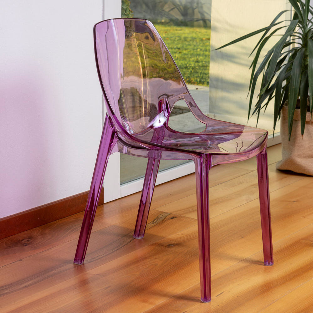 LUCE - Atlátszó polikarbonát székek modern és időtálló design
