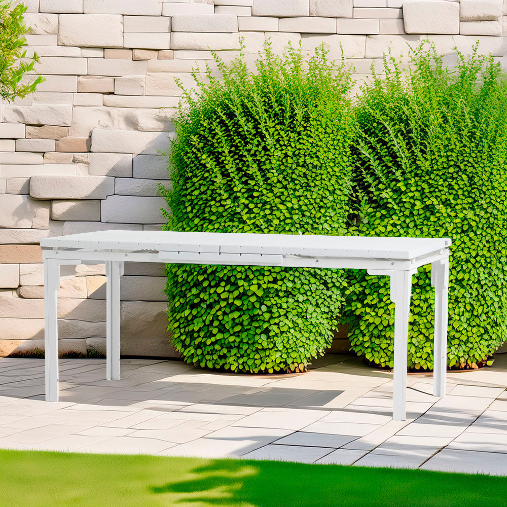 THOMAS XL - Masă de grădină extensibilă 180/240x90 cm pentru 10 persoane