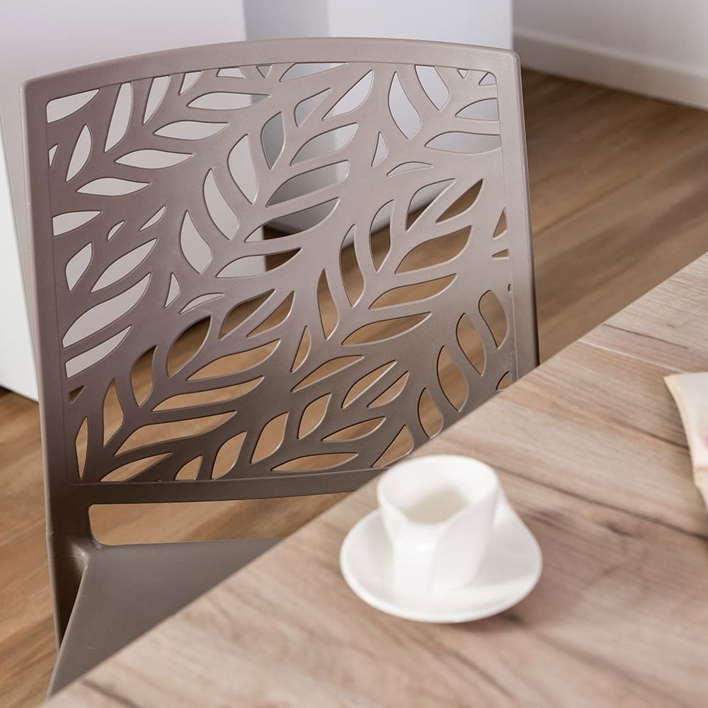 DAFNE - Scaune din polipropilenă cu design inspirat din natură