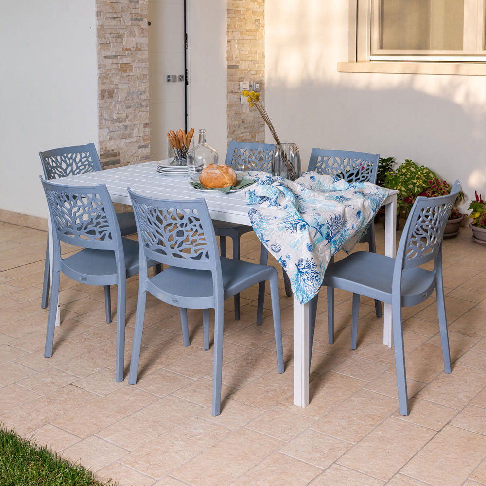 FLORA - Scaune din polipropilenă cu design inspirat din arborele vieții