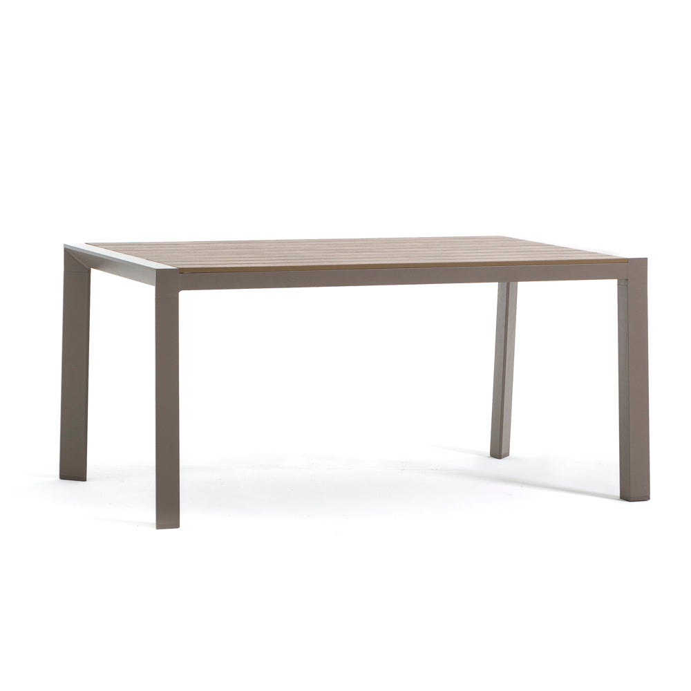 LIAM & DEVA - Set masă cu 6 scaune din aluminiu pentru grădină