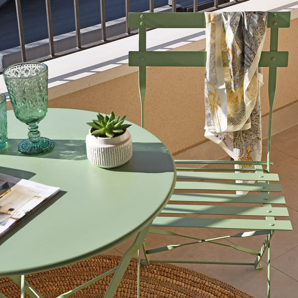 DIEGO & FRIDA - Set balcon pliabil din metal vopsit