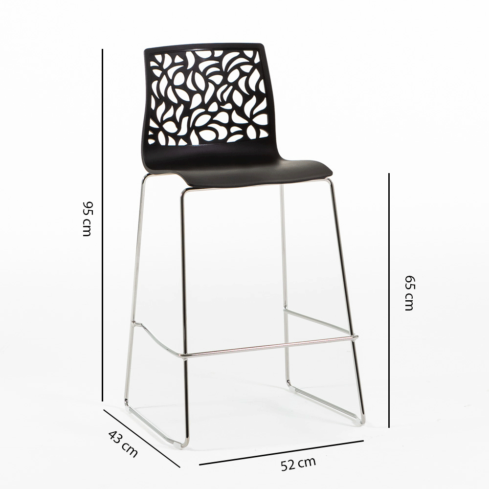 ANNA XL - Taburete din Polipropilenă cu Design Modern și Forme Elegante