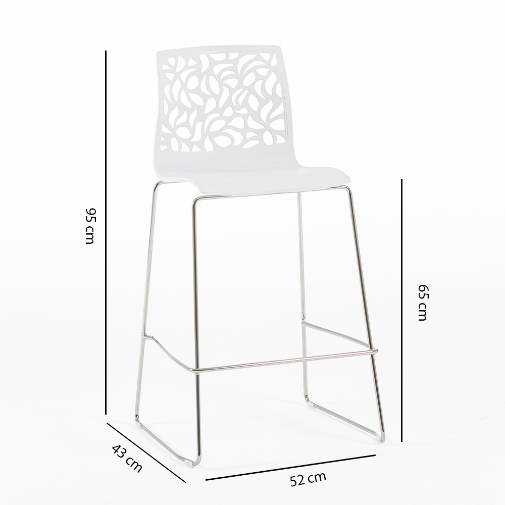 ANNA XL - Taburete din Polipropilenă cu Design Modern și Forme Elegante