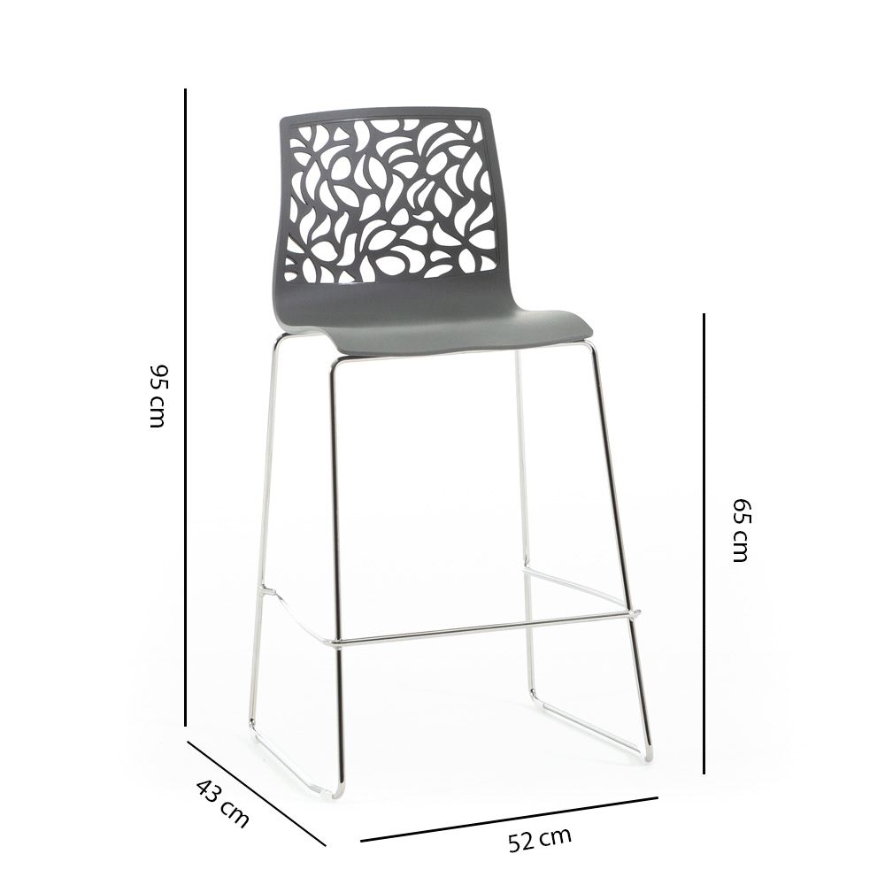 ANNA XL - Taburete din Polipropilenă cu Design Modern și Forme Elegante