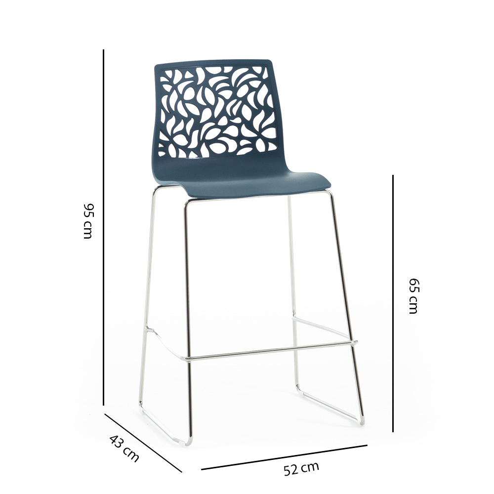 ANNA XL - Taburete din Polipropilenă cu Design Modern și Forme Elegante