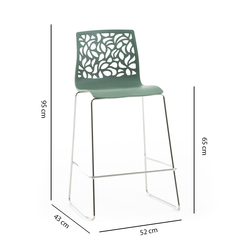 ANNA XL - Taburete din Polipropilenă cu Design Modern și Forme Elegante