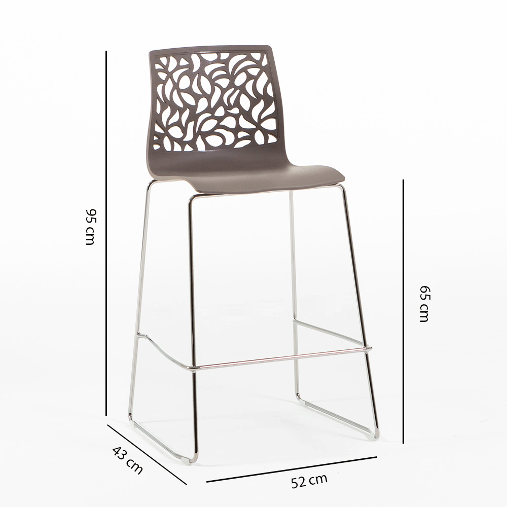 ANNA XL - Taburete din Polipropilenă cu Design Modern și Forme Elegante