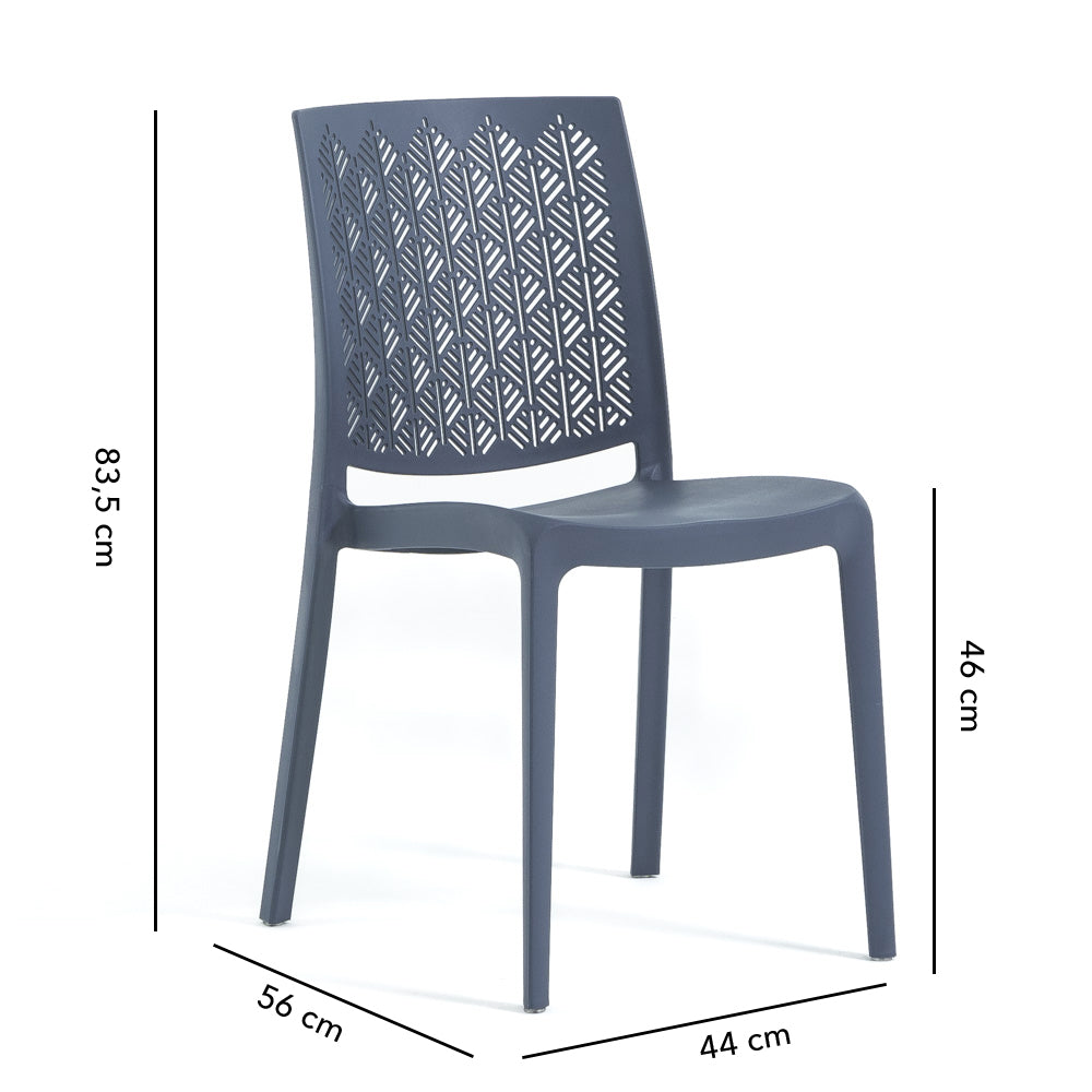 ASTRID - Ergonomikus konyhai és kerti székek fenyőerdő ihlette háttámlával