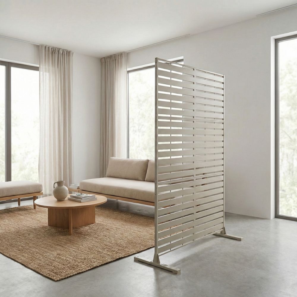 Paravan exterior modular din oțel zinca