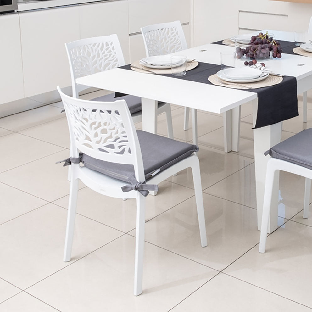Set perne pătrate 40x40 cm cu funde și husă cu fermoar