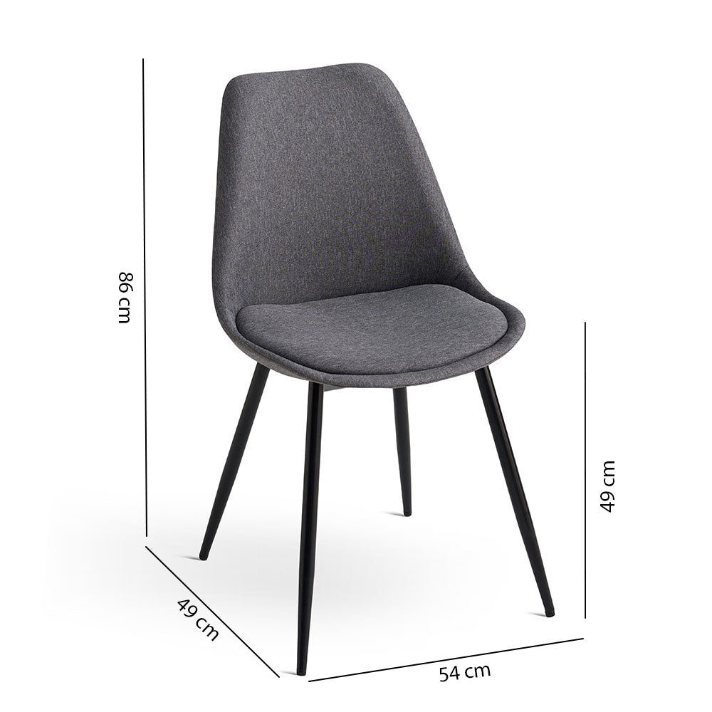 SORAYA - Scaune tapitate cu design elegant pentru bucătărie și living